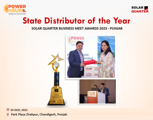 Power & Sun State Distributor of the Year Award