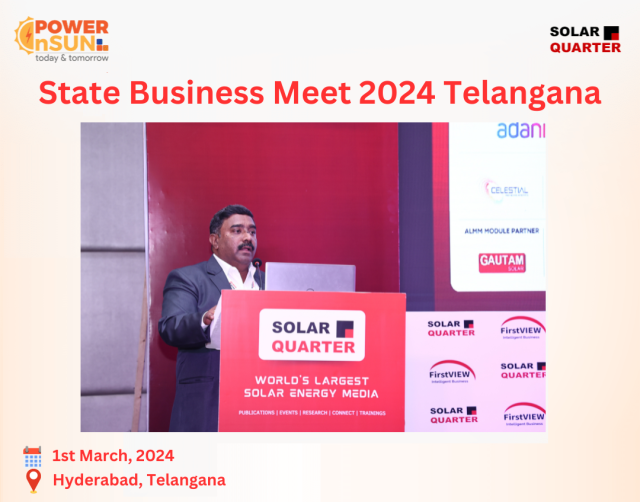 Powernsun at Solar Quarter Business Meet 2024 Telangana Powernsun