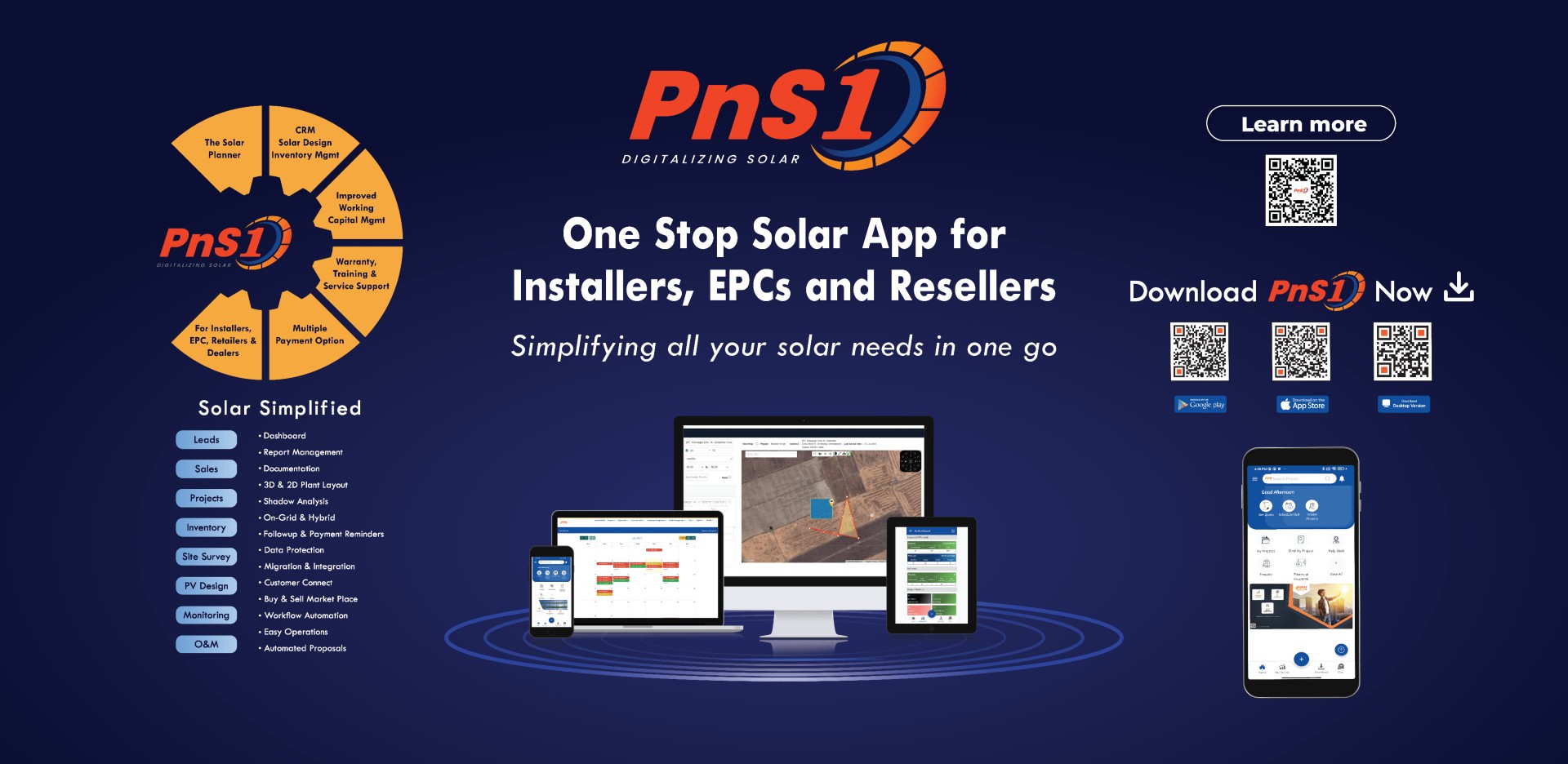 PnS One Solar App